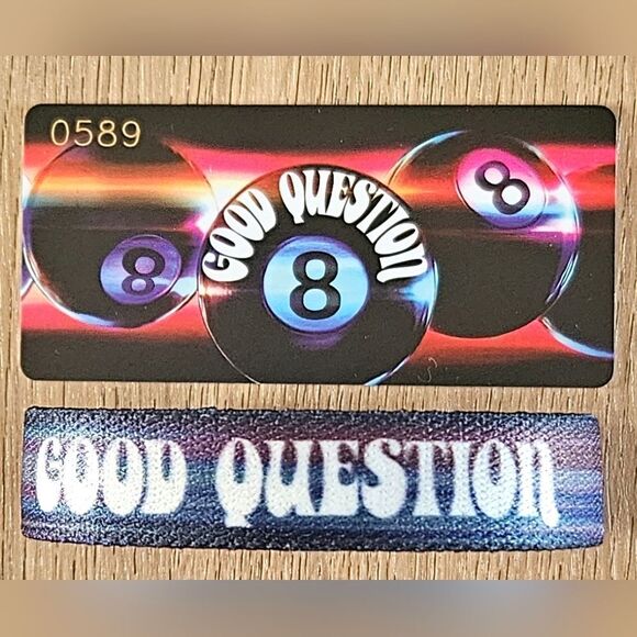 ZOX "GOOD QUESTION" #589 INTERACTIVE 8BALL App Excl NEW Collectible Wristband - Picture 5 of 16
